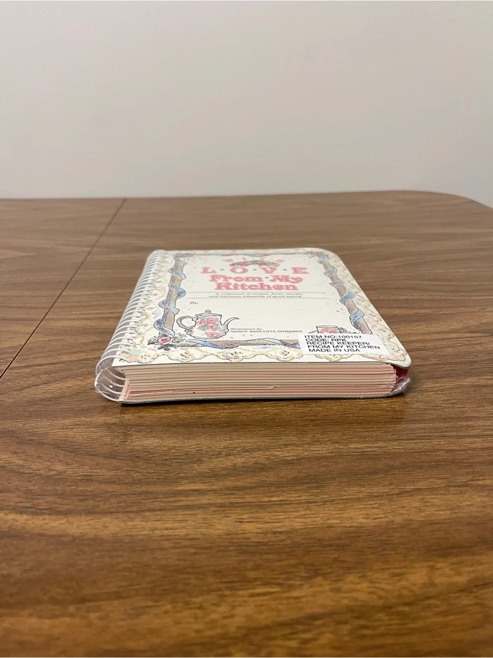 Vintage Unopened Spiral Bound DIY Recipe Keeper Book